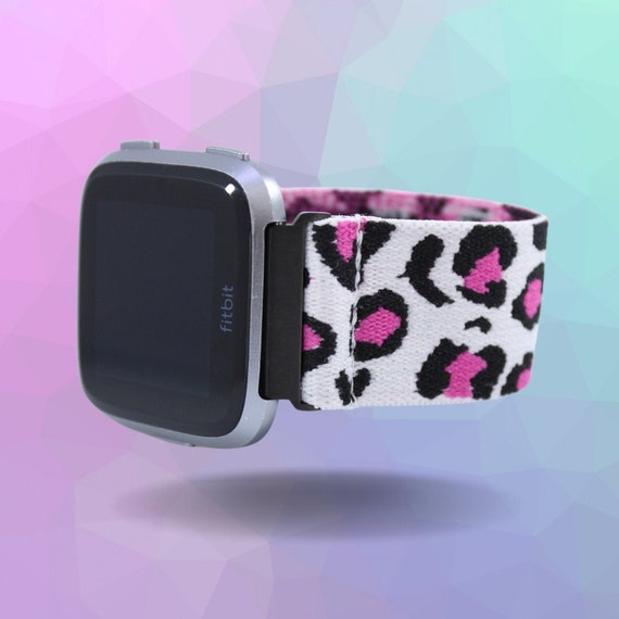 Cheetah fitbit versa band hotsell