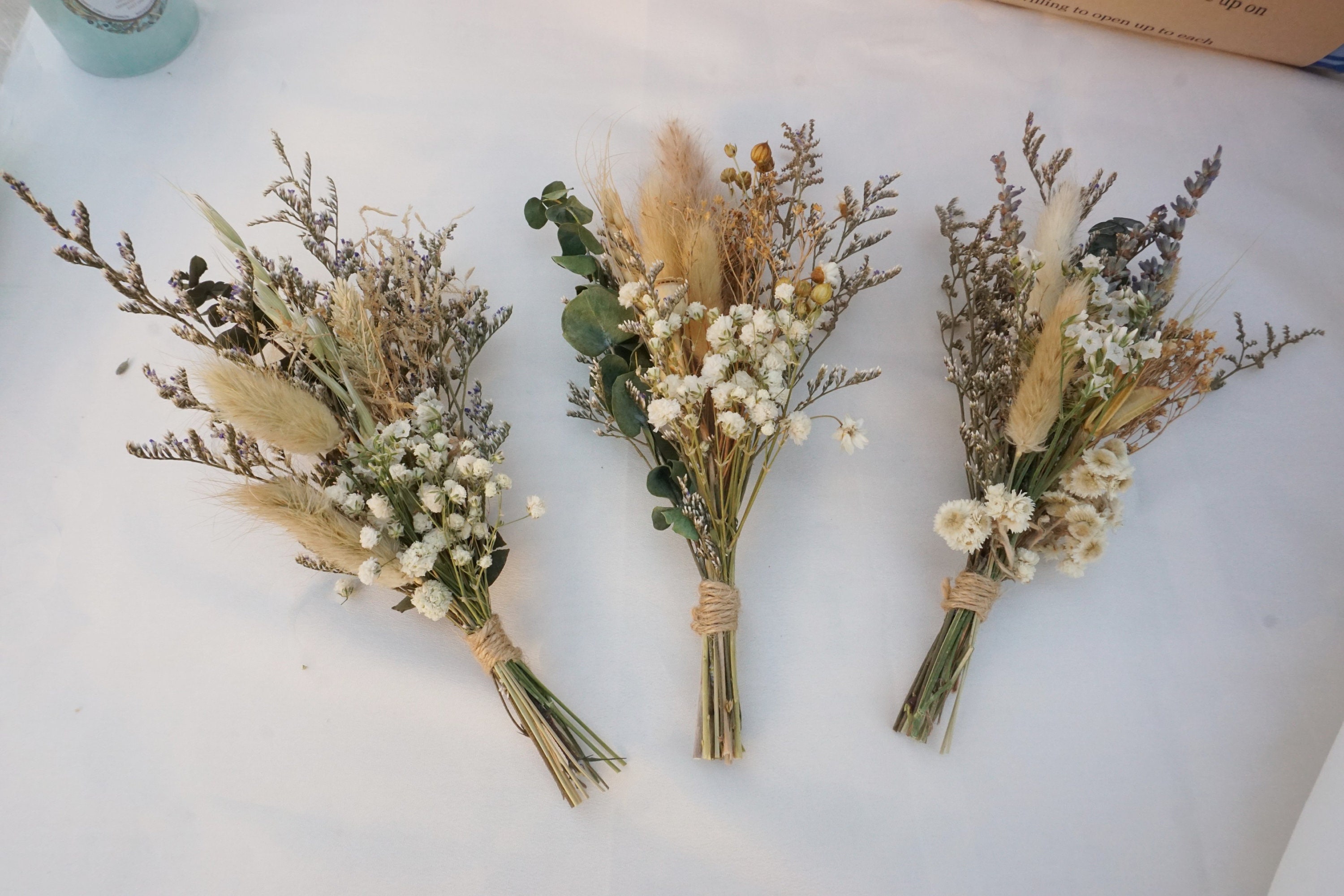 Dried German Statice, Dried White Flowers, Small White Flowers, Dried  Flowers, White Bouquet Filler, Dried Filler for Bouquet, Shorter Stems 
