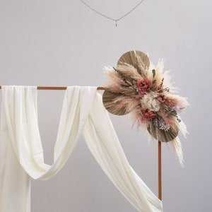 BOHO Wedding Arch dried flower decoration, wedding holiday anniversary dried flower arrangement decoration image 3