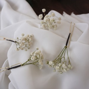 5 -24 pieces Baby's Breath Hair Pin, Gypsophila Hair Pin, Baby's Breath Bridal Hair Pin, Bridal Hair Accessories, Dried Flower Hair Pins