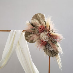 BOHO Wedding Arch dried flower decoration, wedding holiday anniversary dried flower arrangement decoration
