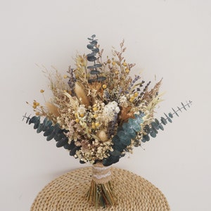 Neutral+Eucalyptus  wedding bouquet,baby breathing bouquet bridal bouquet, bridesmaid bouquet