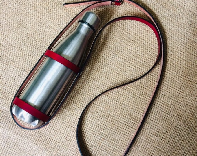 Leather Water Bottle Holder