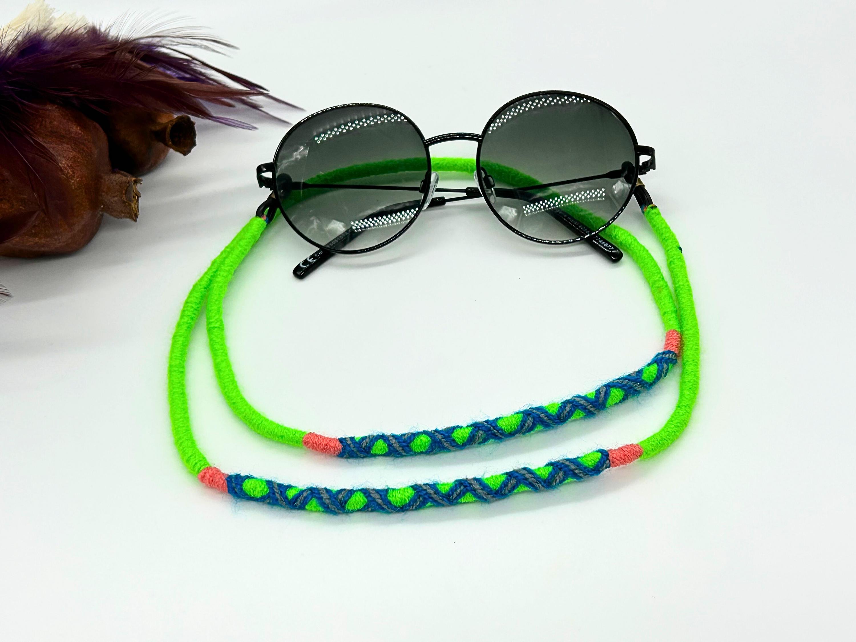 Cordons De Lunettes LAOYE - Lot De 6 Couleurs - Longueur 70cm, Réglables - Pour Lunettes De Soleil, Lecture, Protection