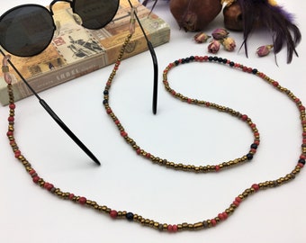 Chaîne de lunettes, bracelet de lunettes, chaîne de lunettes de soleil, bracelet de lunettes de soleil, porte-lunettes, chaîne de lunettes de lecture pour lunettes, laisse de lunettes