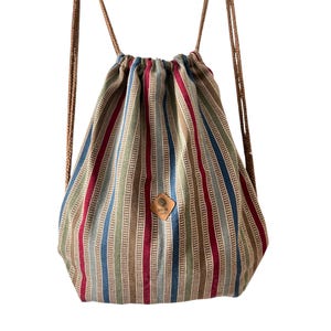 Boho Turnbeutel, Tasche aus sehr robuster gewebte, Rucksack,  gym bag, Sportbeutel