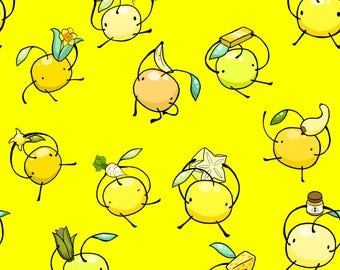 Stardew Valley Bright Yellow Junimo Repeating Pattern Desktop Phone Background Download for Gamers