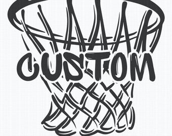 CUSTOM Basketball bow PNG, spirit wear, game day, mascot, digital download