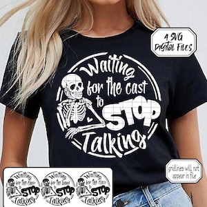 Stop Talking SVG, Theatre Drama Cut File, Musical Kids Shirt Design
