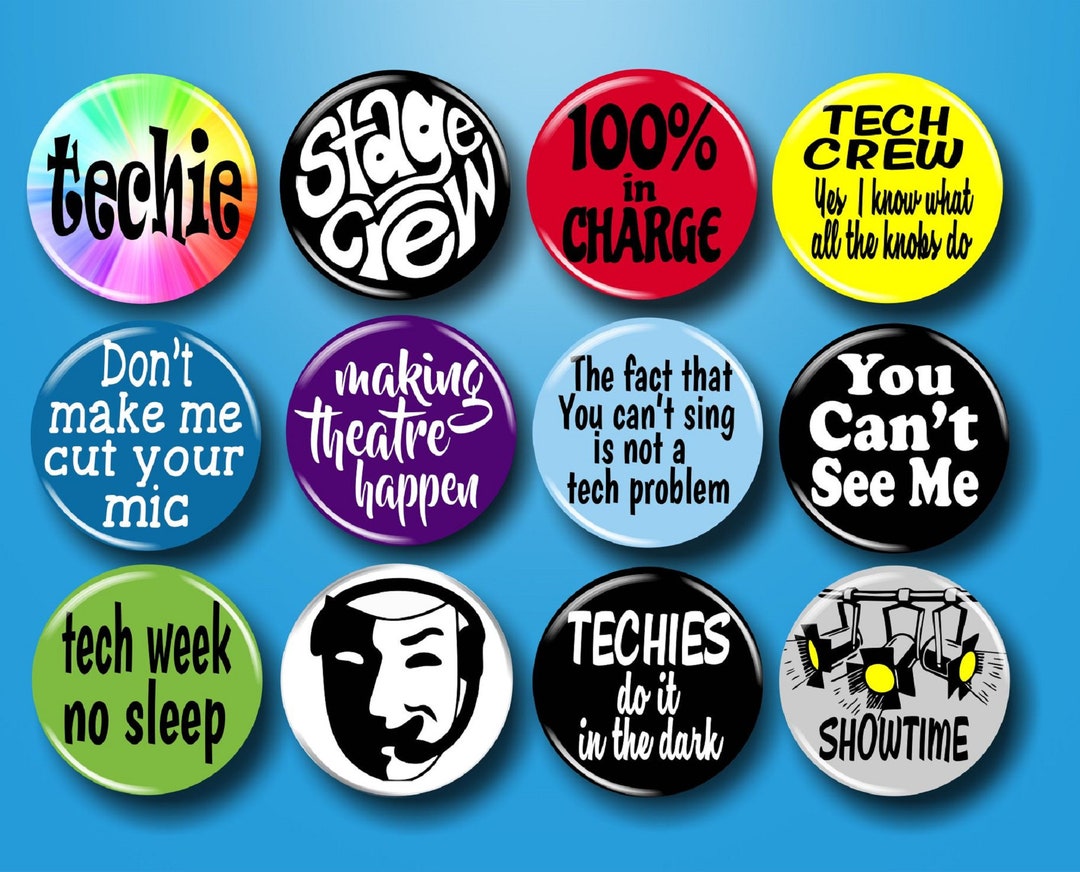 Theater Tech Face Mask Funny Stagehand Gft Stage Crew | Etsy