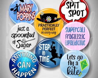 Broadway Inspired Pin Set, Musical Buttons for Theatre Kids, Cast & Crew Gift