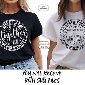 High School Musical SVG: Cut File Broadway Theatre Shirt Design Wildcats Gift (Digital Download)