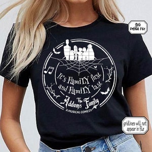 Addams SVG / Arquivo de corte / Musicais da Broadway / Teatro musical / Presentes da Broadway / Broadway SVG / Musicais SVG / Uso pessoal apenas