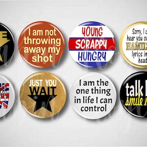 Broadway Inspired Pin Set, Musical Buttons for Theatre Kids, Cast & Crew Gift bild 2