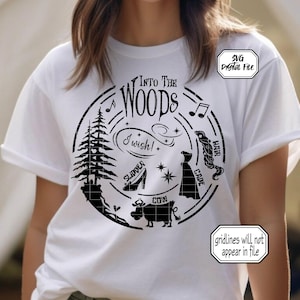 Into the Woods Musical / SVG-bestand knippen/Broadway-musicals/Muziektheater/Broadway-cadeaus/Broadway SVG/musicals-SVG/Alleen persoonlijk gebruik