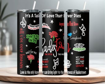 Broadway Inspired Tumbler Wrap, Theatre Kid PNG, 20 oz Skinny Design