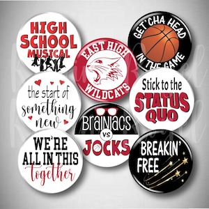 Broadway Inspired Pin Set, Musical Buttons for Theatre Kids, Cast & Crew Gift