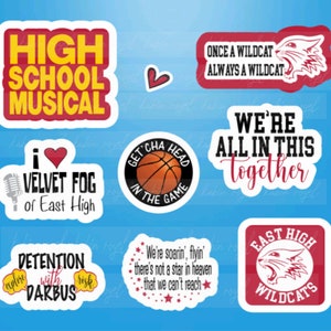 High School Musical Stickers: East High Wildcats, Broadway Gifts
