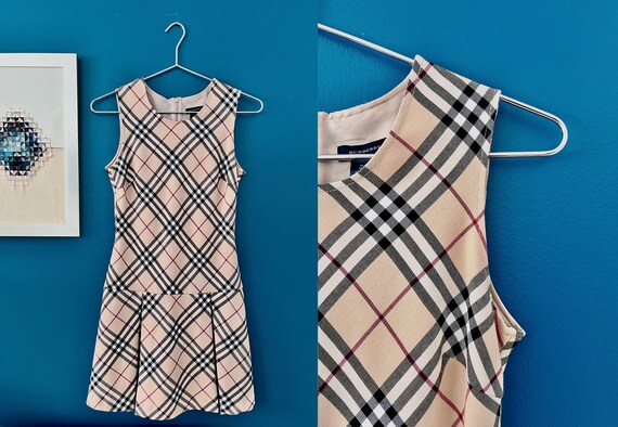 Authentic Burberry Dress Wool Dress Etsy
