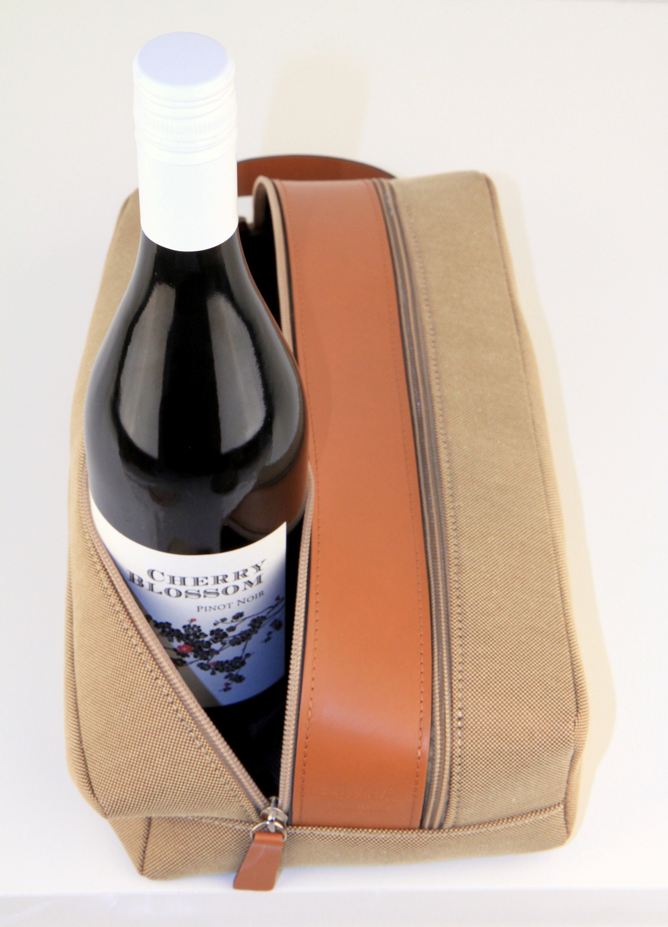 Leather Bottle Holder Saddle Etsy