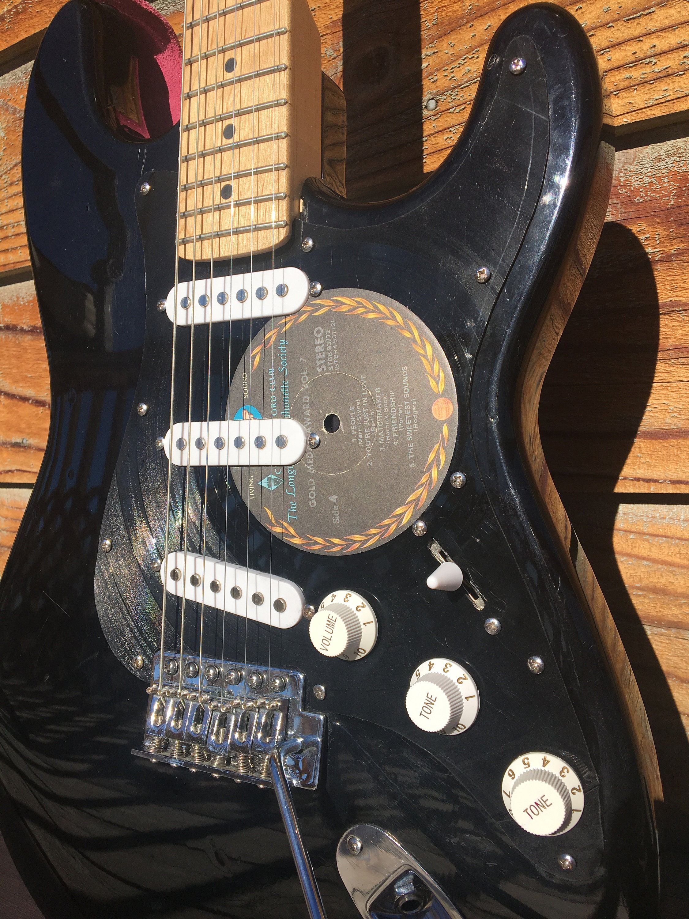 vinyl record pickguard