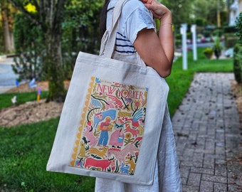 The New Yorker Tote Classic Etsy UK