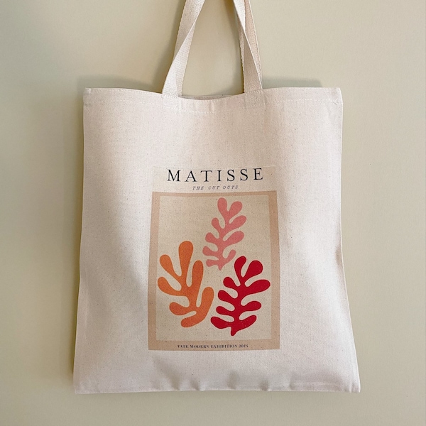 Henri Matisse Cut Out Tate Modern Tote Bag, Cotton Tote Bag, Organic Cotton, Art Tote Bag, Trendy Bag, Artsy Tote Bag