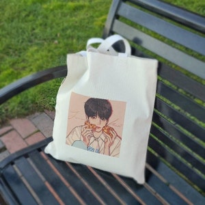 BTS Jungkook Tote Bag Dynamite BTS Army Tote Bag K-pop 