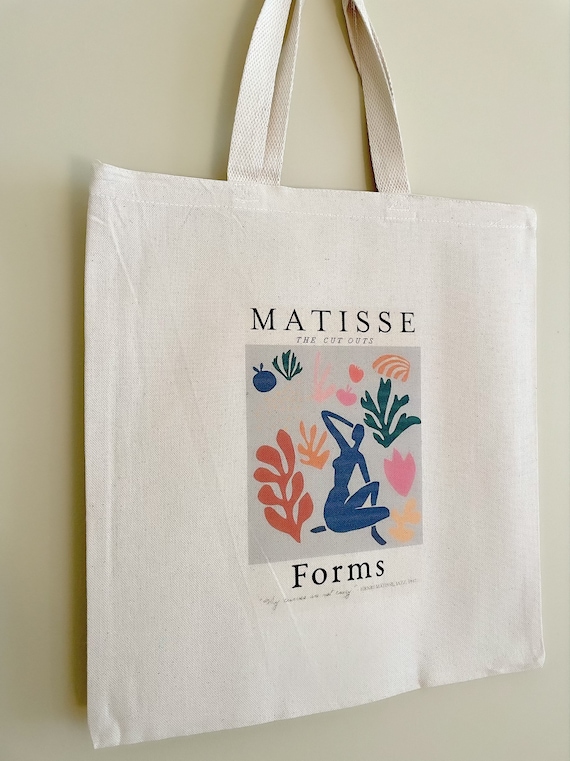 Henri Matisse Geschnittene Form Tote Bag Baumwoll Tragetasche Bio Baumwolle Art Tote Bag Trendy Tasche Artsy Tote Bag Etsy