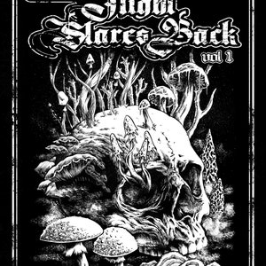 And the Night Stares Back vol. 1  A dark fantasy art & coloring book horror sci fi science fiction gothic goth girl fan monster creature fae