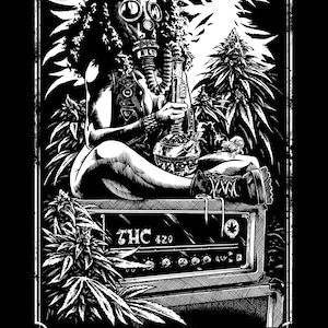 The Hand of Doom Tarot deck Oracle Lovecraft heavy metal stoner rock n roll noir dark fantasy science fiction horreur fille gothique sorcière lovecraftienne image 8