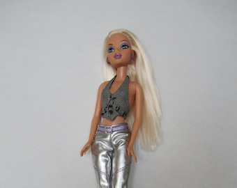 Barbie My Scene Kennedy Doll Street Style Outfit Red Top White Pants Rare Barbie My Scene Kennedy Doll Street Style Outfit Red Top White Pants Rare