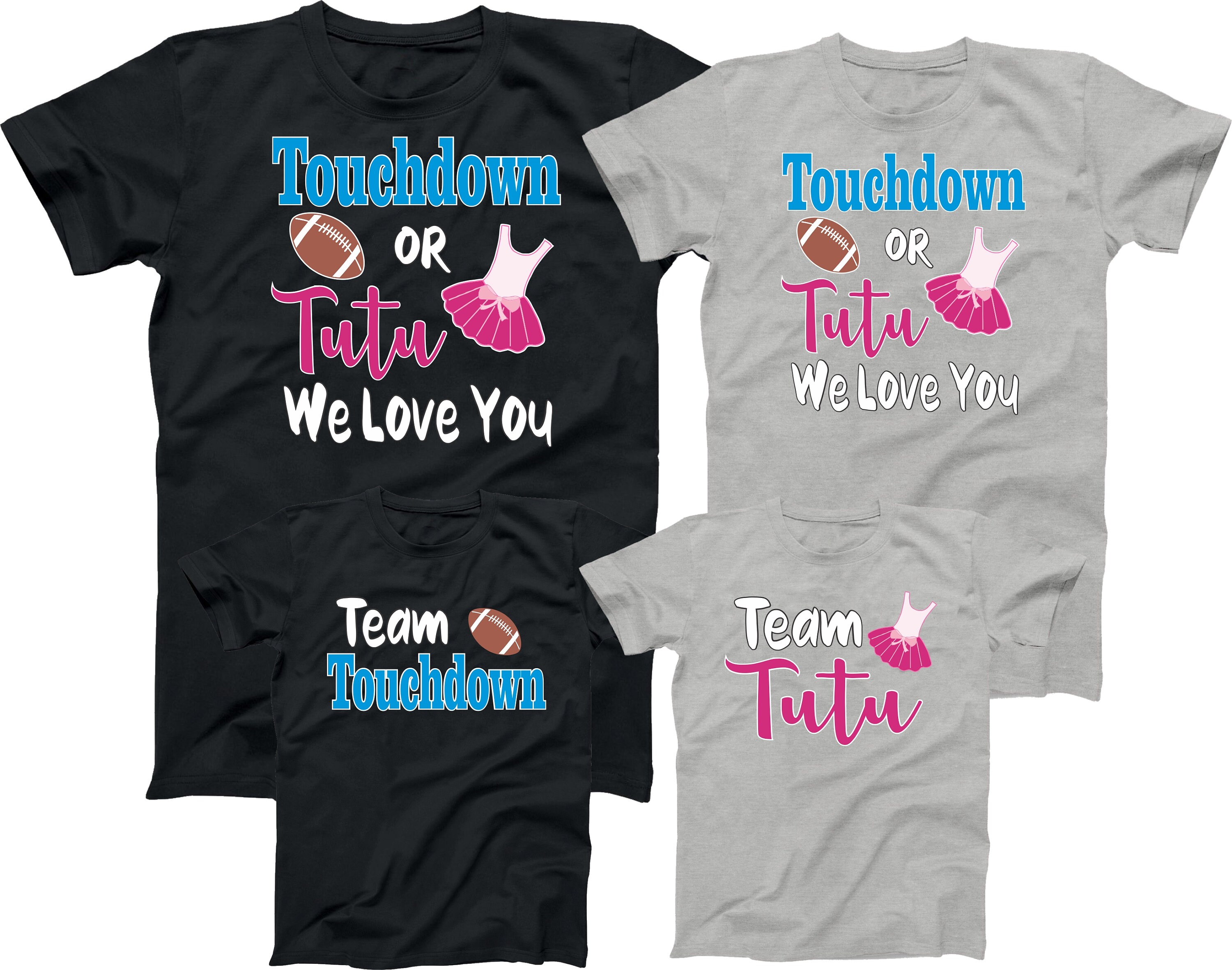Its A Boy Gender Reveal Shirt Touchdown Tutu Baby Shower Tee Its A Boy Gender Reveal Shirt Touchdown Tutu Baby Shower Tee