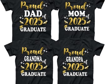 Class of 2025 Shirt: Custom College Graduation Matching Tee