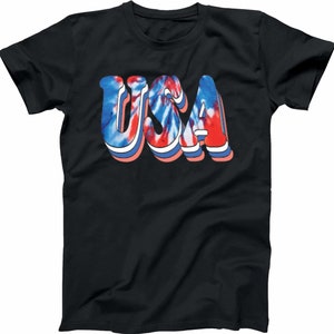 USA Tie-Dye Shirt: Patriotic 4th of July Tee