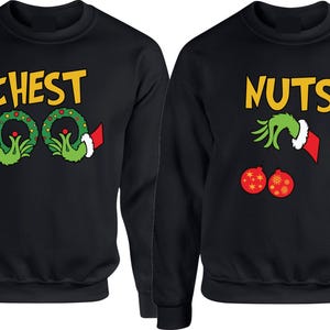 Sudadera navideña divertida: suéter navideño unisex de cuello redondo