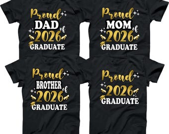 Class of 2026 Shirt: Custom College Graduation Matching Tee