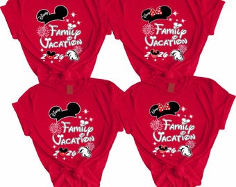 Custom Disney Family Vacation 2026 Shirt