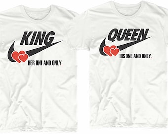 Gine bungee jumping nike couple shirts 