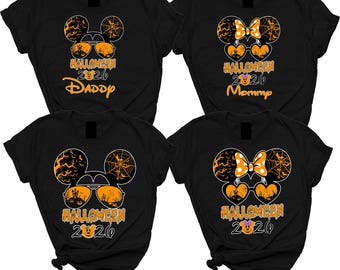 Halloween Disney Family vacation 2026 Mickey Minnie Custom Tshirt