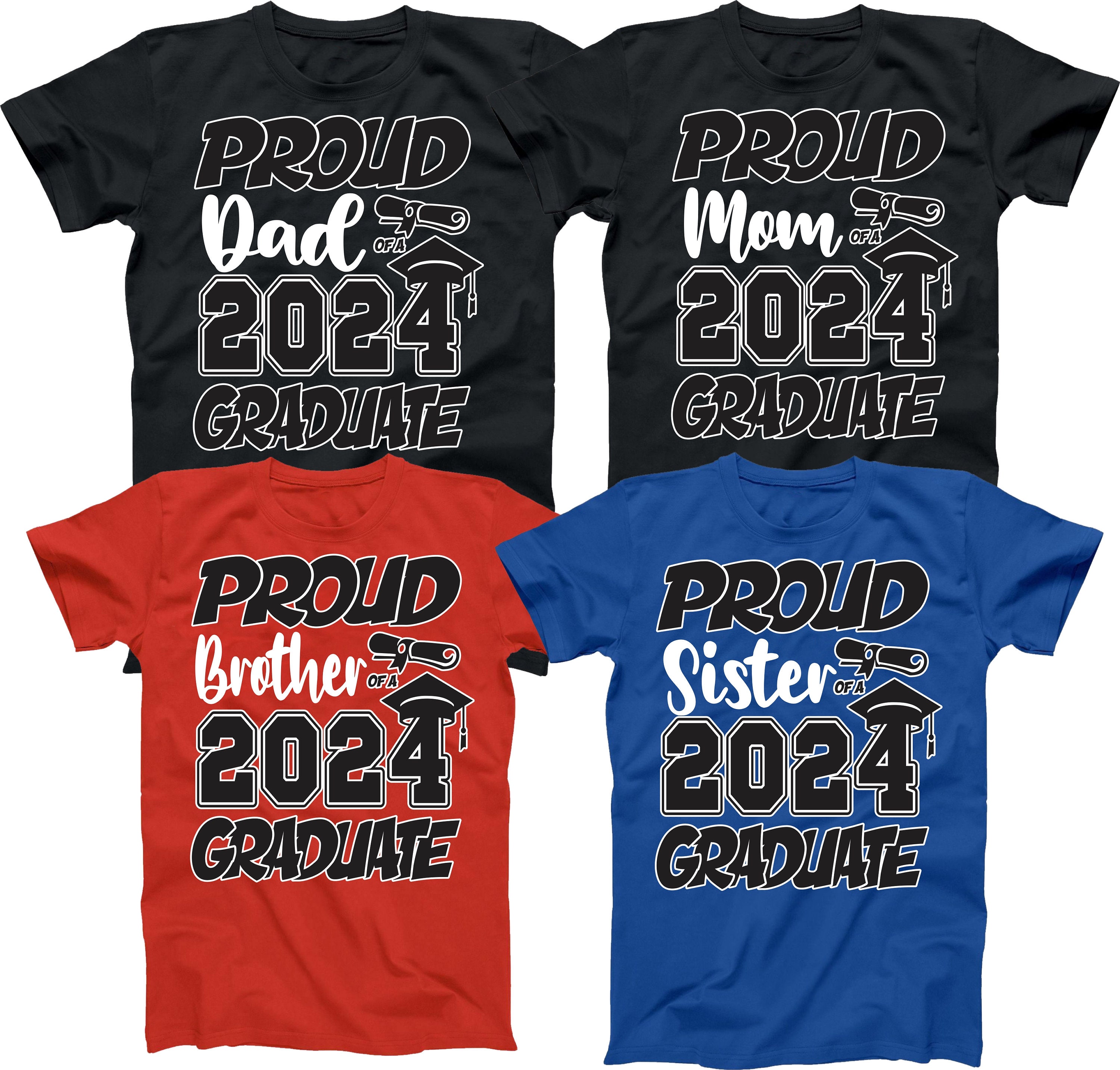 Clase de 2024 Camisa CAMISA UNIVERSITARIA Senior Graduacion 2024 Camisas de graduacion personalizadas Camisas de graduados orgullosos Coincidencia de graduados personalizados Etsy Espana