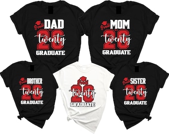 Class of 2026 Graduation Shirt: Custom Family Graduate Senior Tee