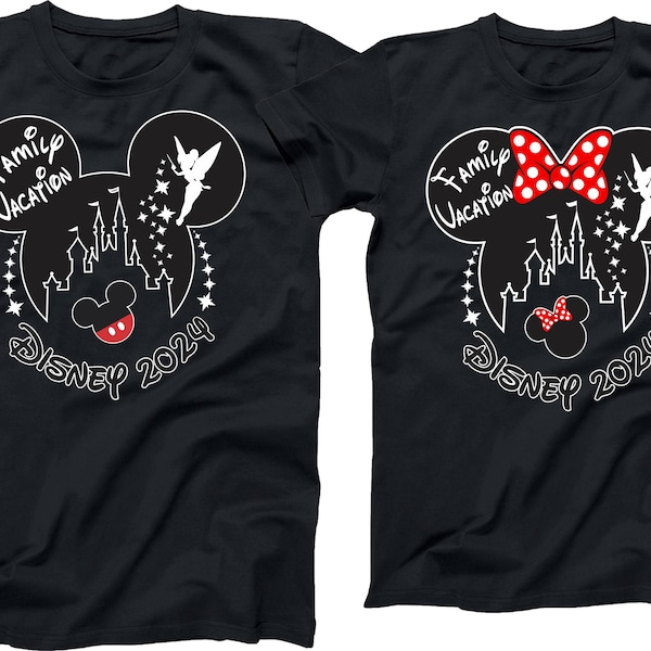 Disney Family Vacation 2026 Custom Shirt, Mickey minnie