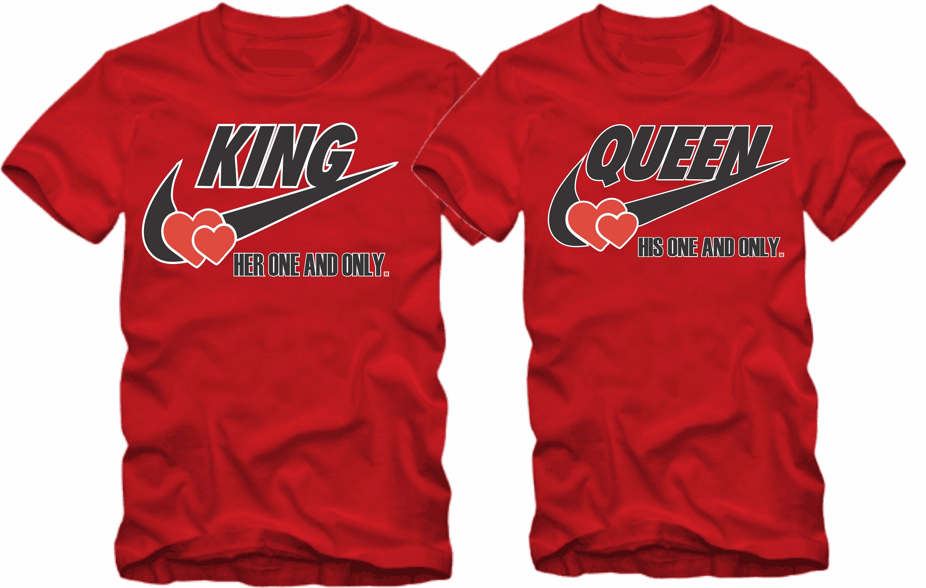 Tee shirts Couple king and queen v2 - Teewinek