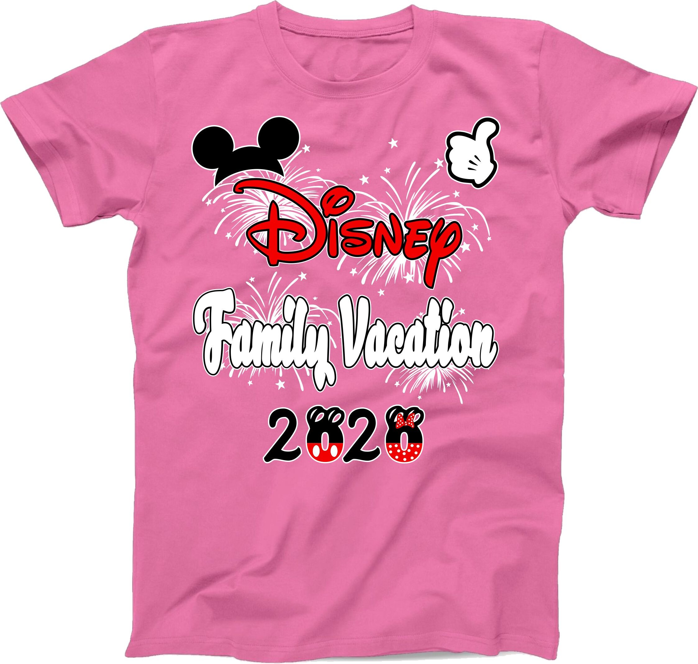 Disney Family Vacation 2020 Mickey Minnie Bow Fireworks Best | Etsy