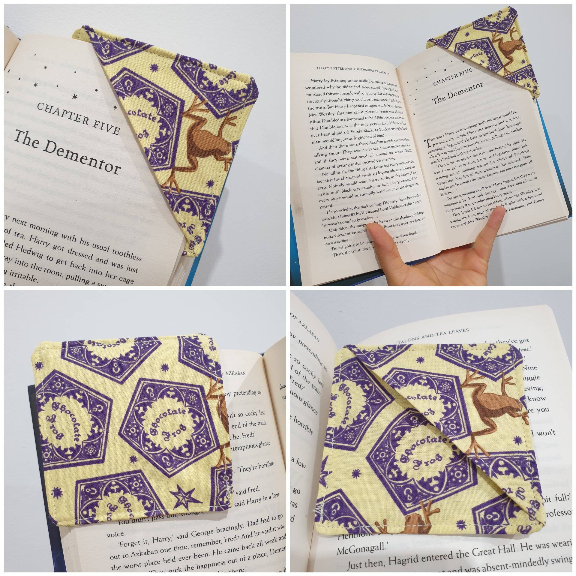 Handmade Harry Potter Corner Bookmarks by Sew This Sew That/ - Etsy UK