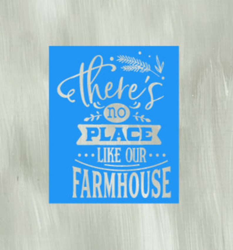acrylic painting Farmhouse sign Mesh transfer Reusable Adhesive Silkscreen Stencil Wood chalk painting Home decor Family