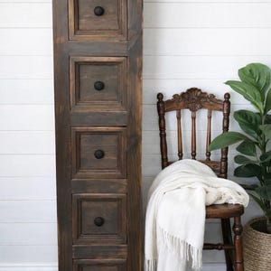 Wooden Apothecary Style Chest Of Drawers Lingerie Chest Of Drawers Brown Wood