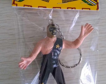 The Masked Superstar action figure keychain