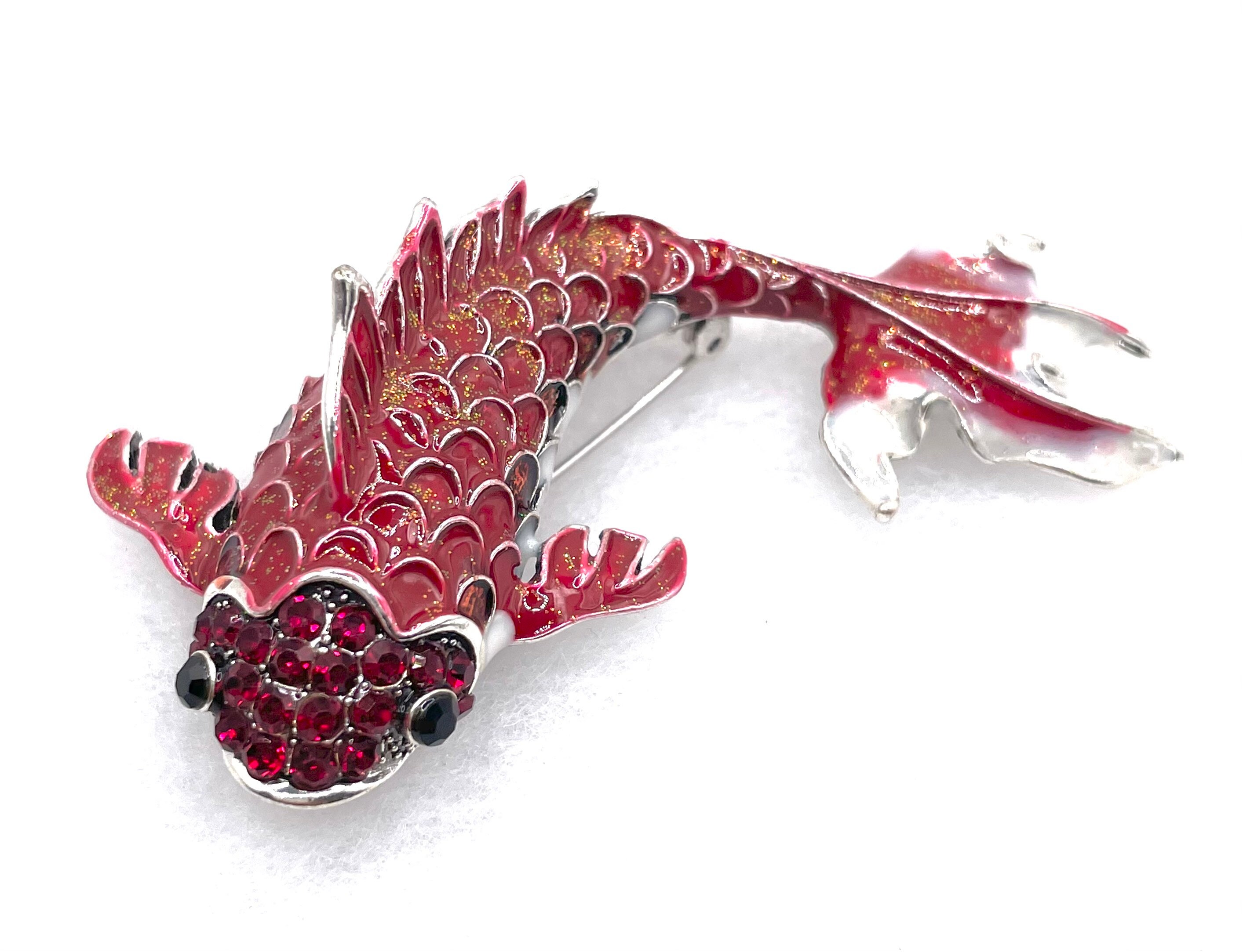 bijoux broche vintage fantaisie N242 feuille ldadpr